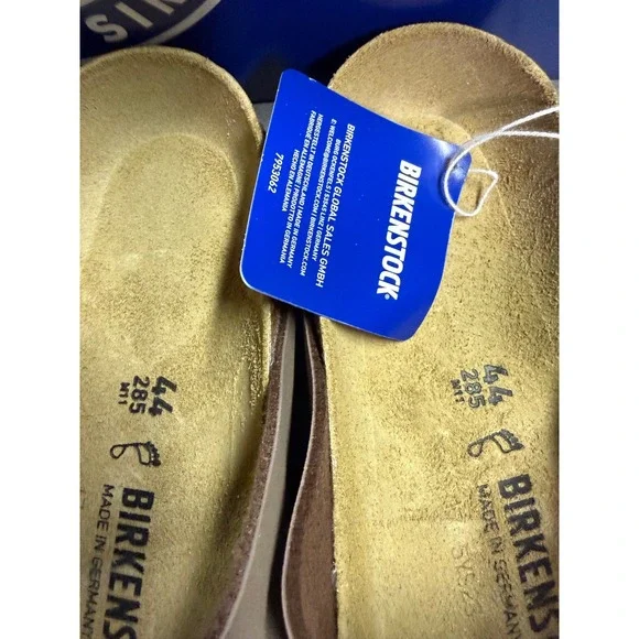 Birkenstock Arizona Mocha Birkibuc Sandals Mens 11 Womens 13 EU 44 NEW - Picture 3 of 8